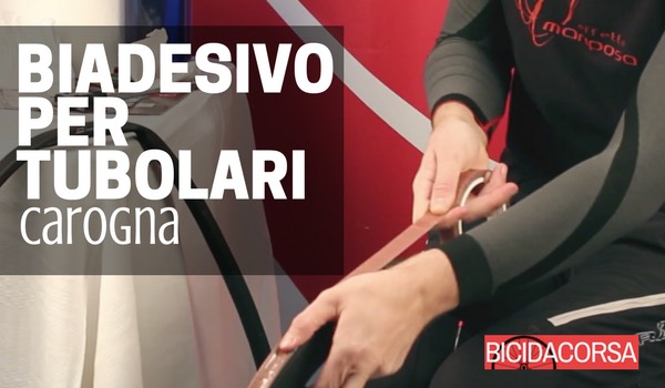 biadesivo per tubolari