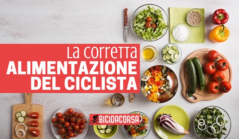 alimentazione del ciclista