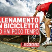 brevi allenamenti in bici