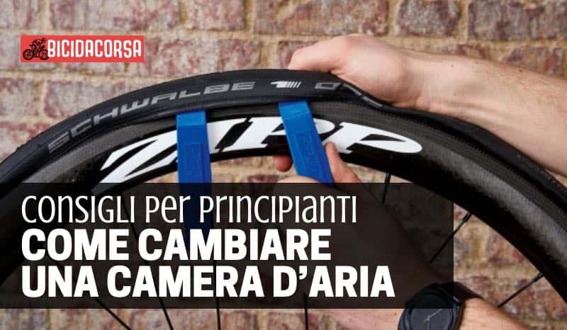 come cambiare una camera d’aria bici