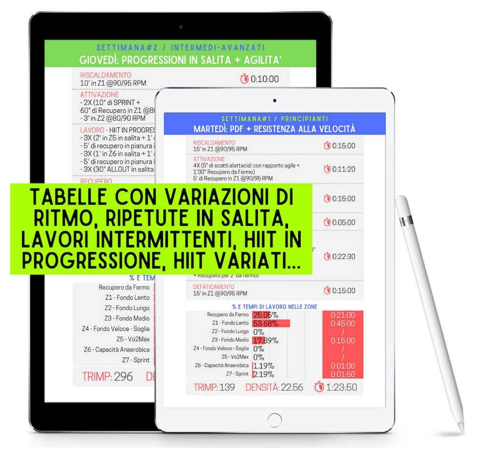 picco di forma nel ciclismo